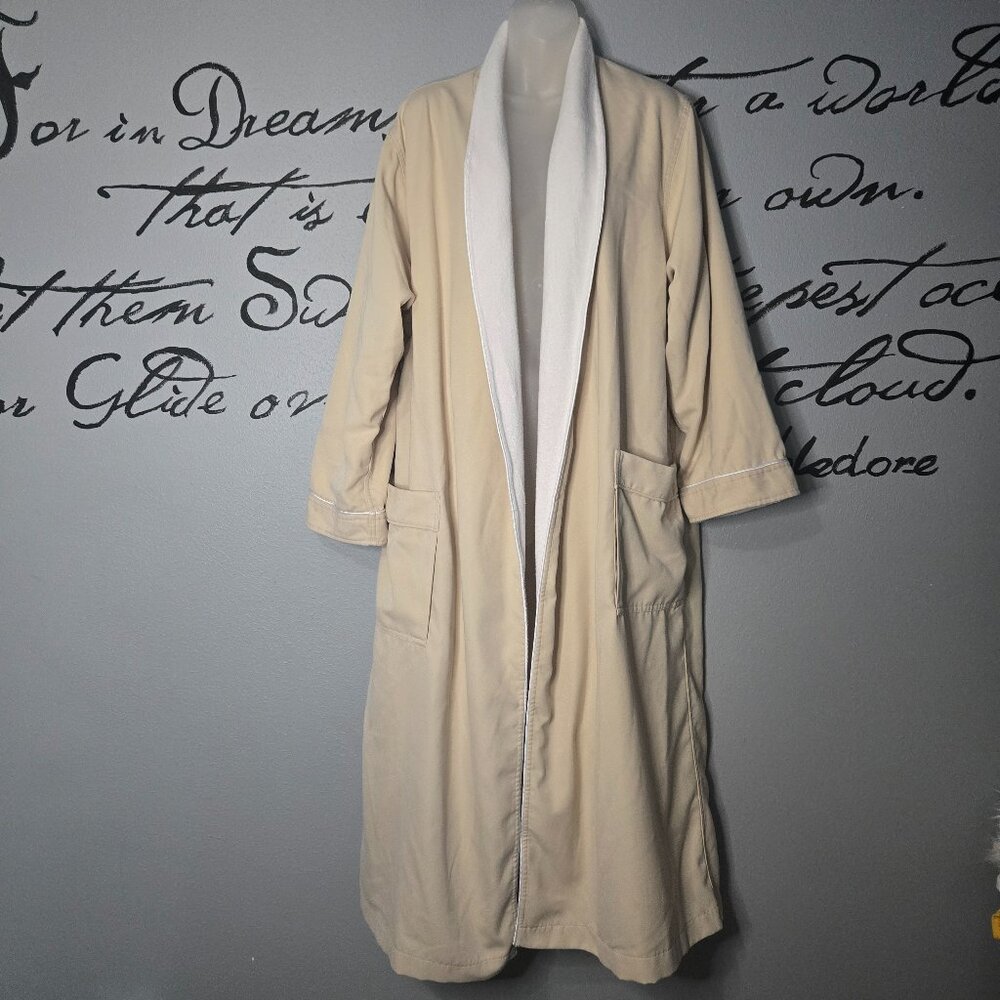 Plush Necessities The Lux Robe, Microfiber with Cotton Terry Lining, S